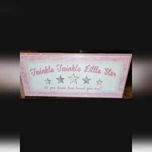 Children's Hanging Wooden Wall Art, in Gently Used Condition